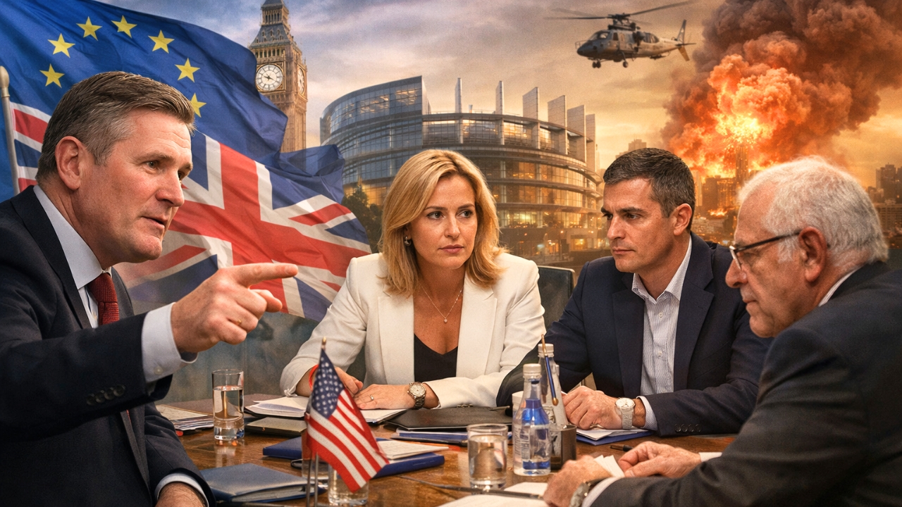 Reino Unido Intenta Unir a Europa para Apoyar a EE.UU. en el Conflicto de Oriente Próximo